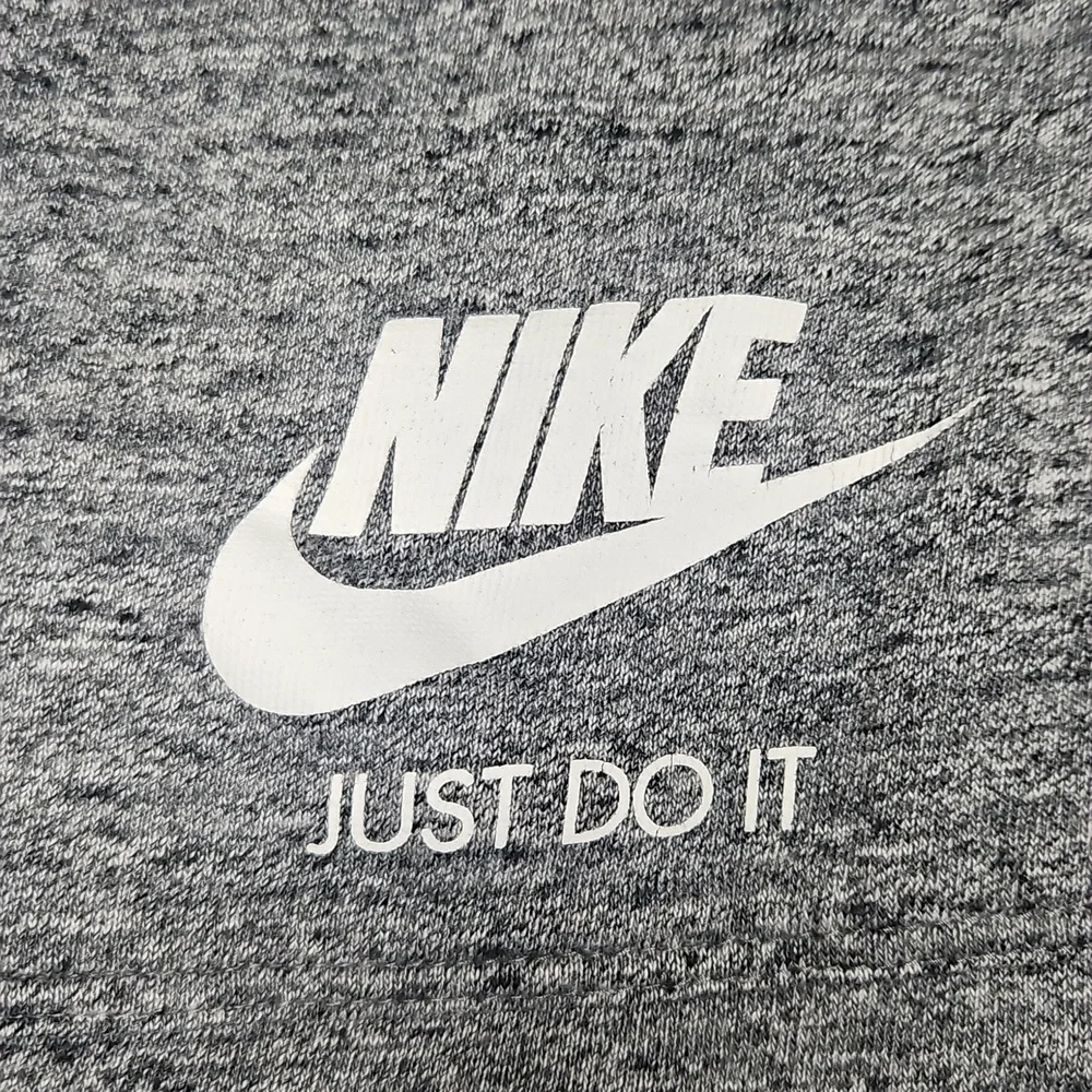 Nike Gym Vintage Heathered Charcoal Gray Shorts Drawstring Womens Size Small EUC